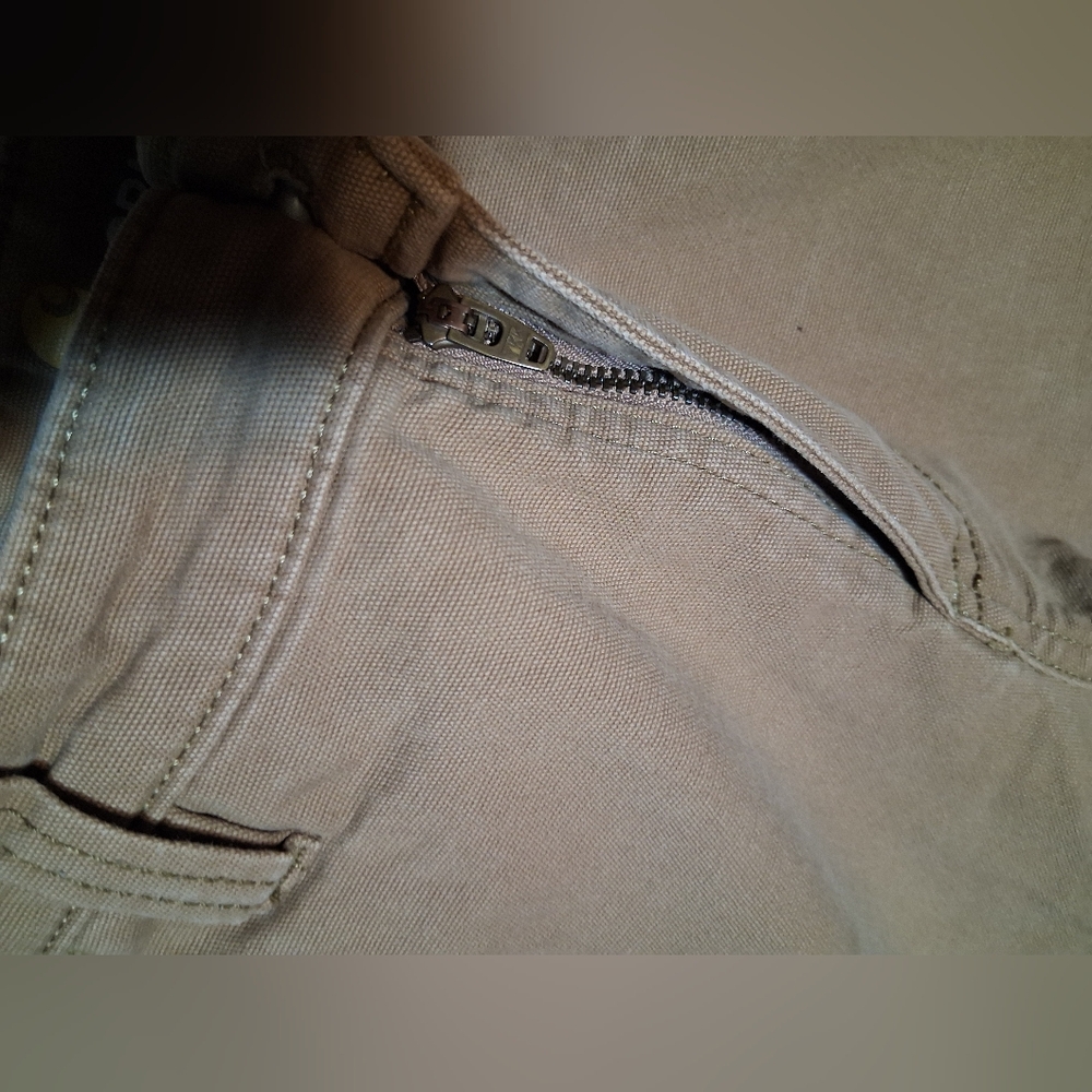 Carhartt Women Canvas Utility Work Shorts Size 4 Original Fit Brown 102094 - Picture 8 of 11